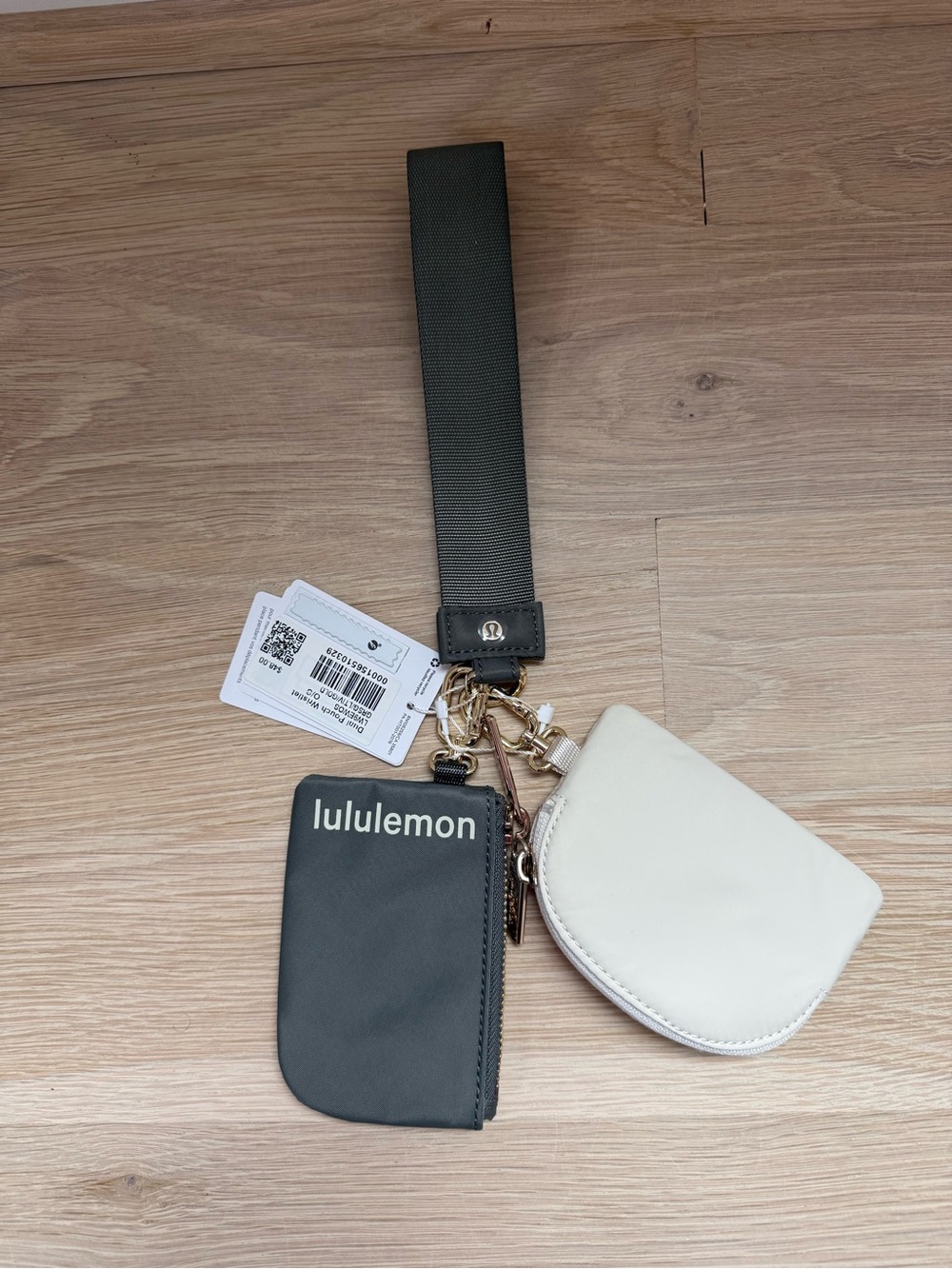 New Lululemon Dual Pouch Wristlet